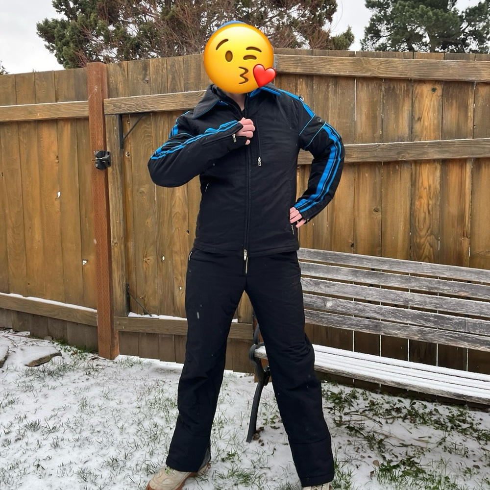 Bogner vintage snow suit set with overalls and jacket